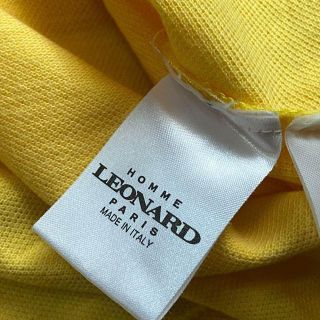 LEONARD - 【LEONARD】 刺繍ロゴポロシャツ Mサイズ メンズ 半袖 美品