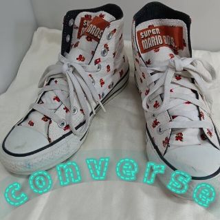 コンバース(CONVERSE)の靴 ☆CONVERSE ☆ハイカットスニーカー 23cm スーパーマリオ柄(スニーカー)