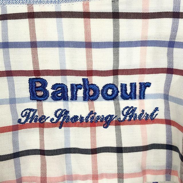 Barbour(バーブァー)のバブアー マルチチェック 長袖シャツ ロゴボタン 刺繍ロゴ コットン100％ メンズのトップス(シャツ)の商品写真