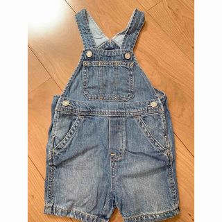 ベビーギャップ(babyGAP)のGapDENIM サロペット12-18m(ロンパース)