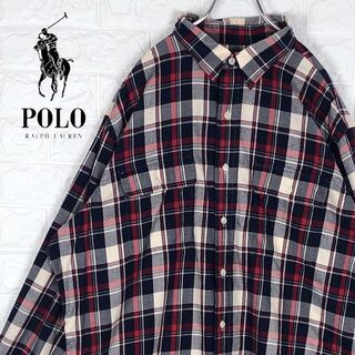 ラルフローレン(Ralph Lauren)のラルフローレン マルチカラー チェックシャツ ビッグサイズ クラシックフィット(シャツ)
