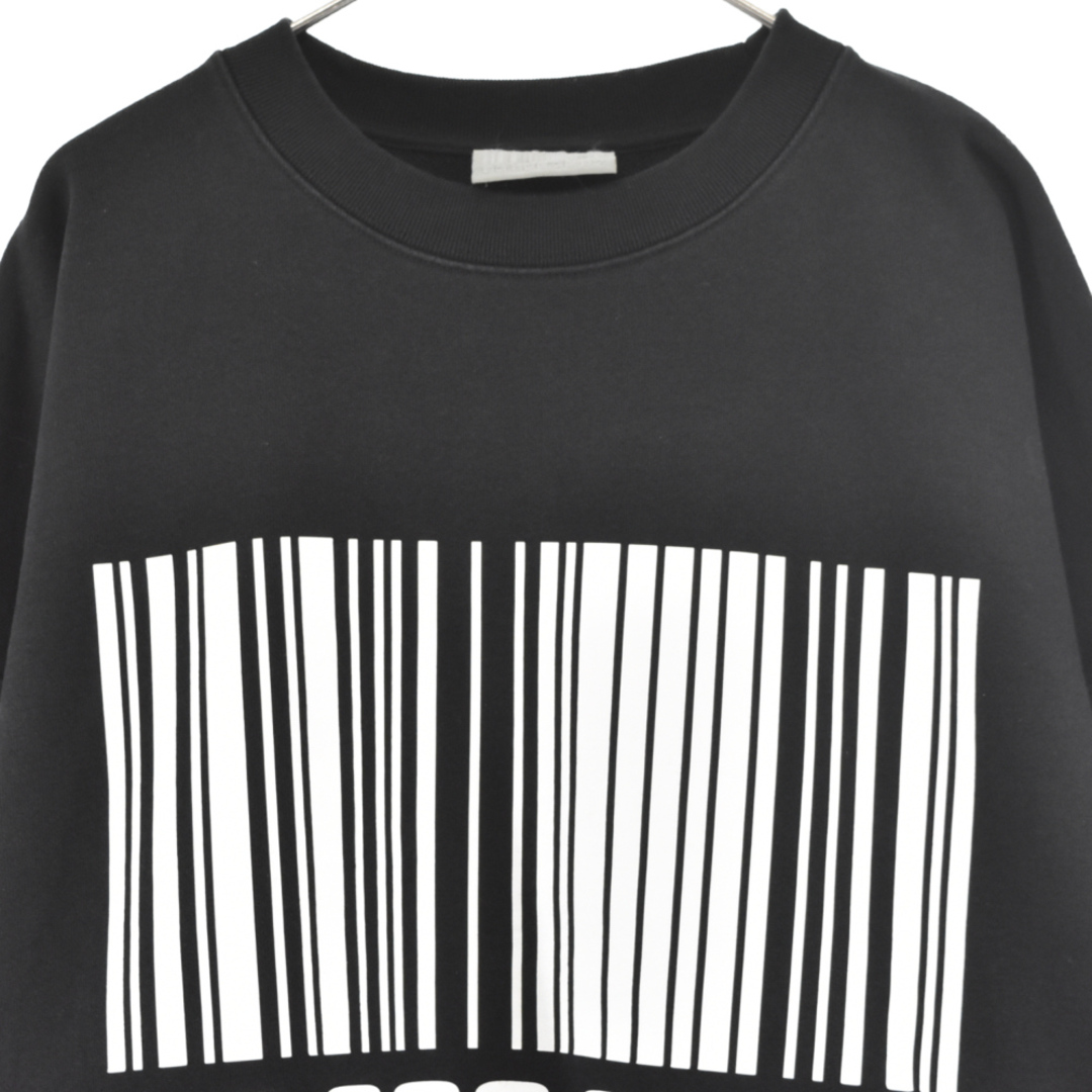 VTMNTS ブイティーエムエヌティーエス BIG BARCODE SWEATSHIRT バー