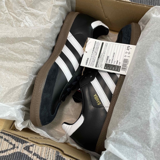 adidas Samba Leather "Core Black"  27cm