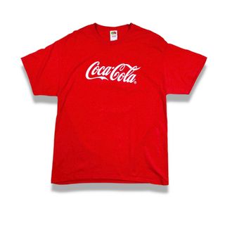 コカコーラ(コカ・コーラ)の90s フルーツオブルーム製　コカコーラ　ヴィンテージTシャツ　企業系　ロゴ(Tシャツ/カットソー(半袖/袖なし))