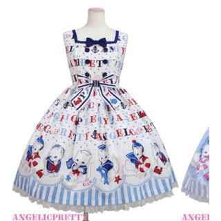 アンジェリックプリティー(Angelic Pretty)のAngelic Pretty sailor marine kitten セット(ひざ丈ワンピース)