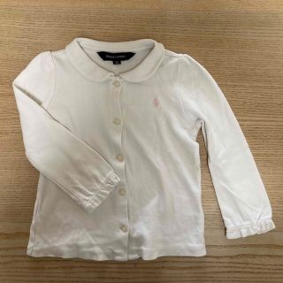 ラルフローレン(Ralph Lauren)のRALPH LAUREN 女の子用白長袖(90センチ)(Tシャツ/カットソー)