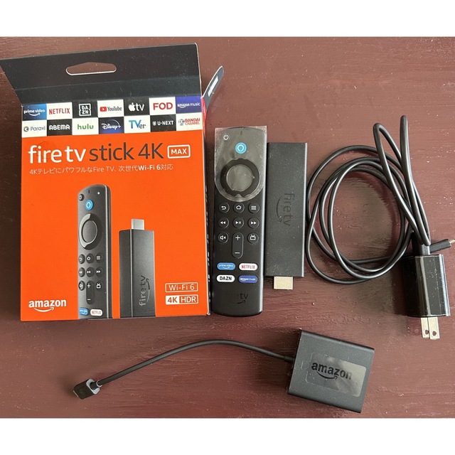 Amazon fire tv stick 4K MAX スマホ/家電/カメラのテレビ/映像機器(映像用ケーブル)の商品写真