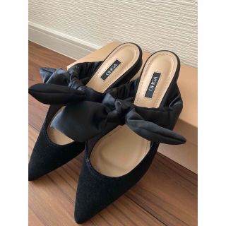 OHGA ベロアリボンミュール Mサイズの通販 by Bambi's shop|ラクマ