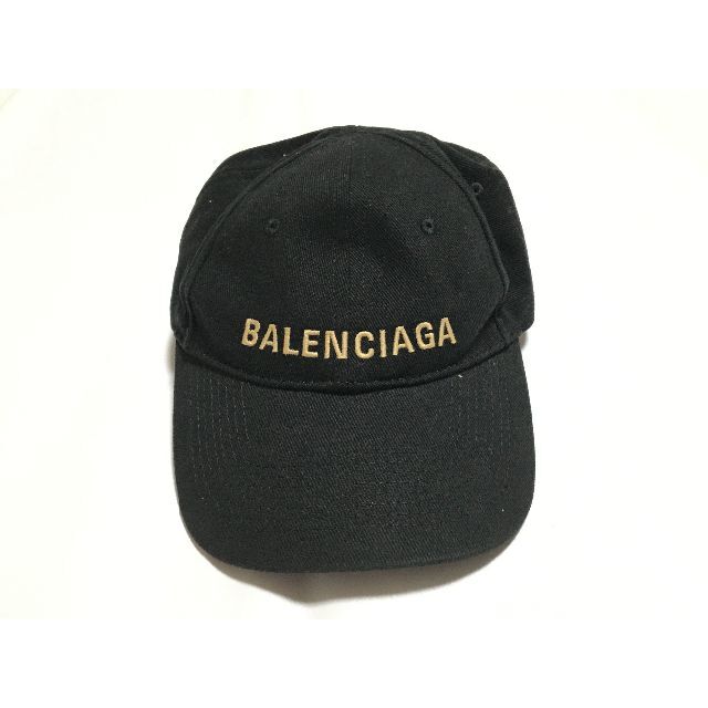 バレンシアガ　 balenciaga キャップ　ブラック（L59）