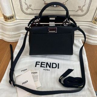 全額返金保証・送料無料】 FENDI セレリア ピーカブ BLACK | www