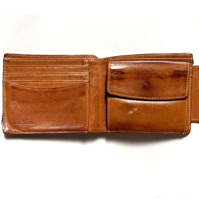 Paul Smith(ポールスミス)のオールド　ヴィンテージ　アンティーク　ポールスミス　アメカジ　レザー　ウォレット メンズのファッション小物(折り財布)の商品写真