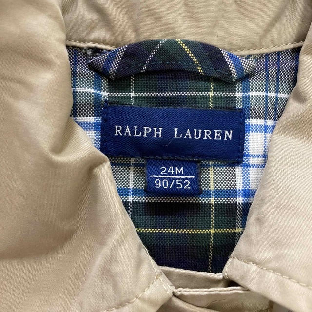 Ralph Lauren(ラルフローレン)のRALPH LAUREN トレンチコート90センチ キッズ/ベビー/マタニティのキッズ服女の子用(90cm~)(コート)の商品写真