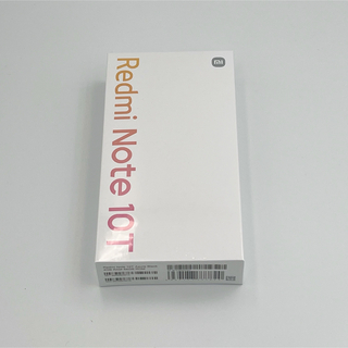 アンドロイド(ANDROID)のXiaomi Redmi Note 10T  Azure Black (スマートフォン本体)