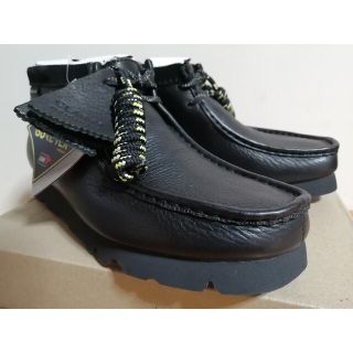 クラークス(Clarks)の未使用品 uk5 24.5cm クラークス ワラビーブーツ GTX ブラック(ブーツ)