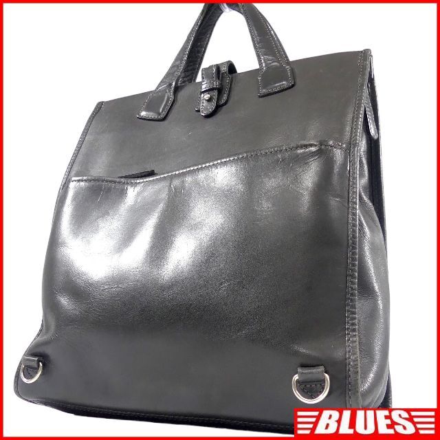 INDEED - トートバッグ メンズ 本革 レザー INDEED インディード 黒