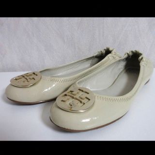 TORY BURCH トリーバーチ フラットパンプス SIZE 6.5 ベージュ