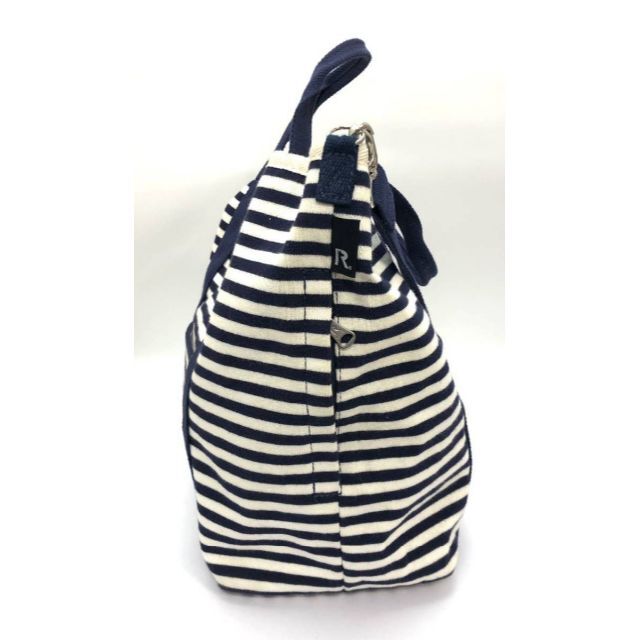 ルートート ショルダー&トートバッグ 2WAY ボーダー 紺白 ROOTOTE