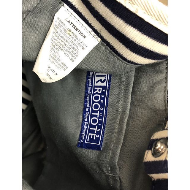 ルートート ショルダー&トートバッグ 2WAY ボーダー 紺白 ROOTOTE