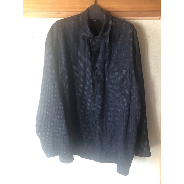 23SS COMOLI コモリ リネンドット シャツジャケット サイズ2 未使用