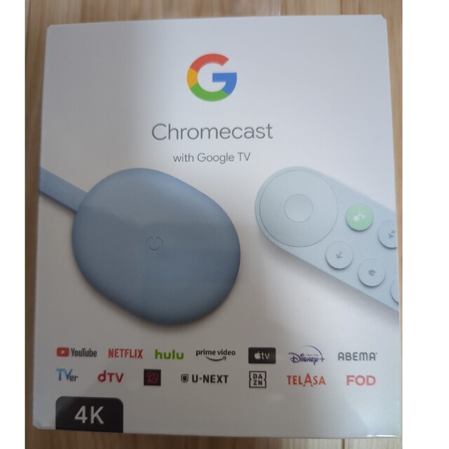 Chromecast with Google TV 4K 新品未開封品①