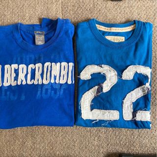 アバクロンビーアンドフィッチ(Abercrombie&Fitch)のホリスター/アバクロTシャツ XL 〜メンズ2枚まとめて(Tシャツ/カットソー(半袖/袖なし))