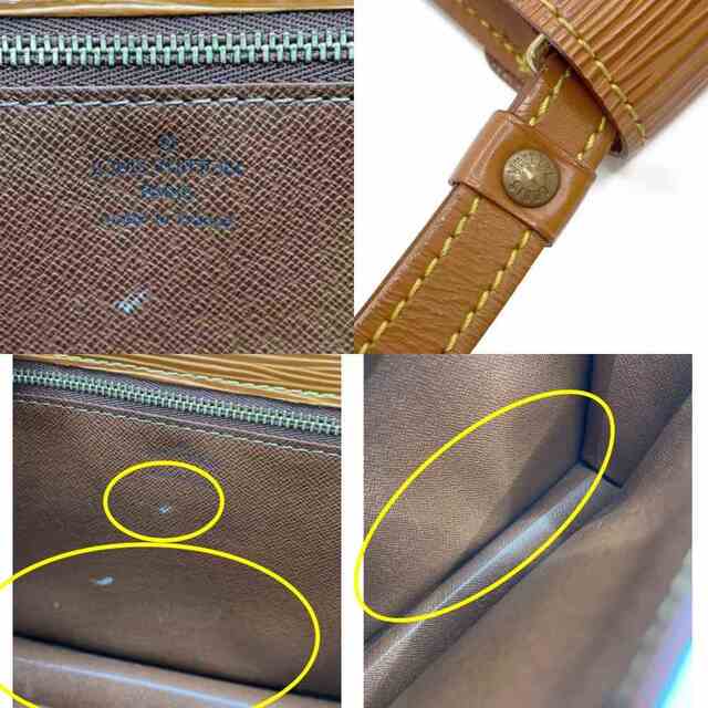 LOUIS VUITTON(ルイヴィトン)の◆◆LOUIS VUITTON ルイヴィトン セカンドバッグ　エピ　セリエドラゴンヌ 本体のみ ベタ有　鍵有 M52612 カカオ メンズのバッグ(セカンドバッグ/クラッチバッグ)の商品写真