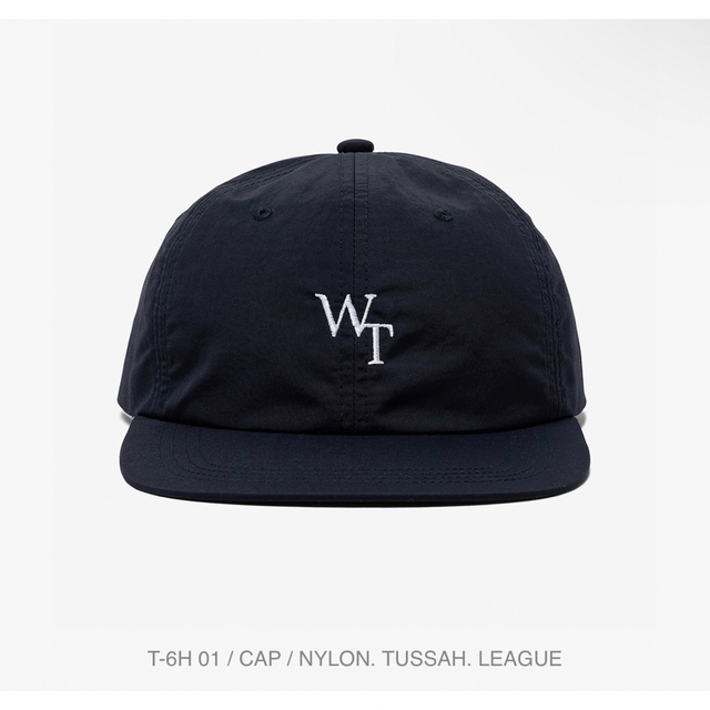 帽子黒wtaps 23ss T-6H 01 / CAP / NYLON TUSSAH