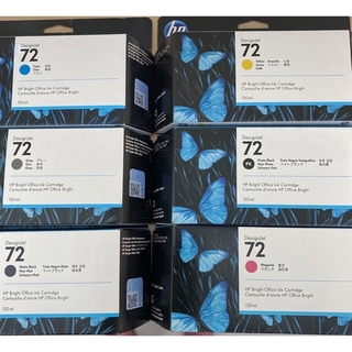 HP - HP72  オリジナル　HPインク　130ml 6色セット販売