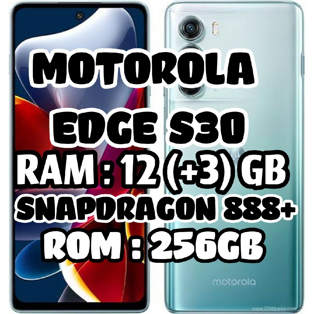 Motorola S30 12Gb 256Gb Snapdragon 888+ 充実の品 e-gaio.com.br