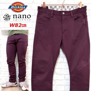 ディッキーズ(Dickies)のDickies × ナノユニバース TCツイル チノパンツ スリム W82cm(チノパン)