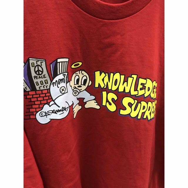 SUPREME KNOWLEDGE TシャツLサイズシュプリーム