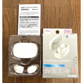 DAISO★ダイソー　完全ワイヤレスイヤホン　Bluetooth ホワイト