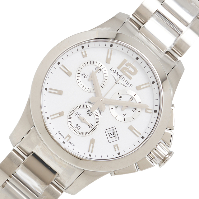 ロンジン LONGINES コンクエスト クロノグラフ 腕時計 レディ【】 www