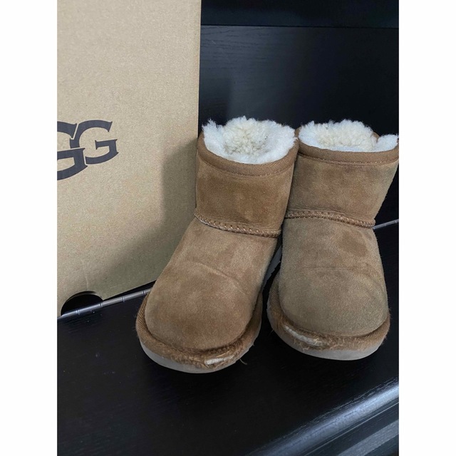 UGG アグ ムートンブーツ T JONA chestnut /16cm us9