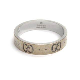 グッチ(Gucci)のGUCCI アイコンリング ユニセックス K18WG(リング(指輪))