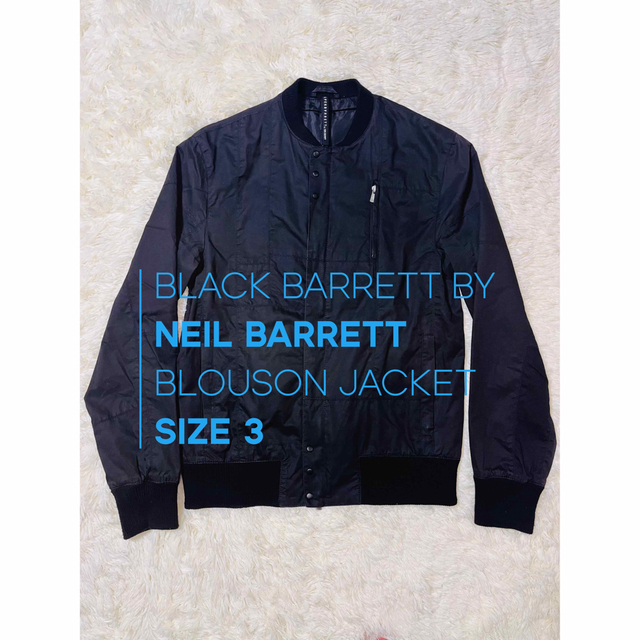 【BLACK BARRETT by NEIL BARRETT】ブルゾンMA-1