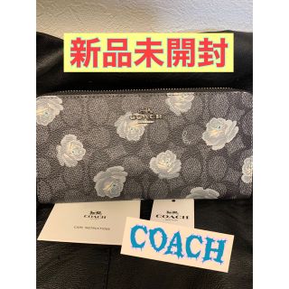 COACH - 【新品未開封】COACH‼️ ローズプリント・ラウンドファスナ ...