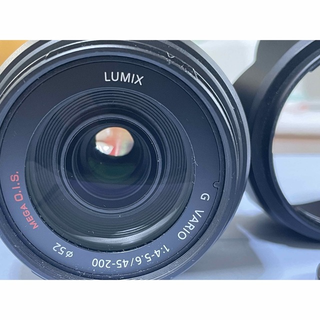 Panasonic(パナソニック)のLUMIX G VARIO 45-200mm 1:4-5.6 スマホ/家電/カメラのカメラ(レンズ(単焦点))の商品写真
