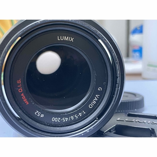 Panasonic(パナソニック)のLUMIX G VARIO 45-200mm 1:4-5.6 スマホ/家電/カメラのカメラ(レンズ(単焦点))の商品写真