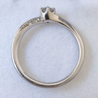 美品  リング 指輪  Pt950 ダイヤ 0.36ct G