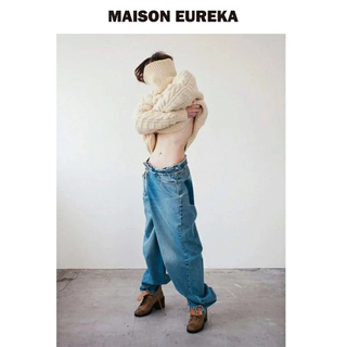 メゾンエウレカ(MAISON EUREKA)の【MAISON EUREKA】REWORK BIGGY PANTS (デニム/ジーンズ)