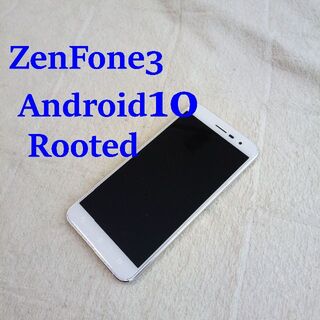 エイスース(ASUS)の【root】ASUS ZenFone3 Android10 白(スマートフォン本体)