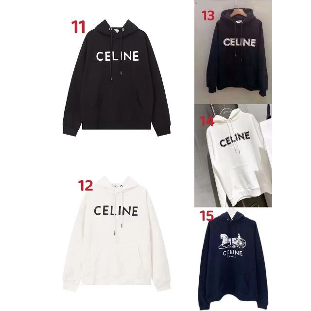 CELINE 長袖パーカー