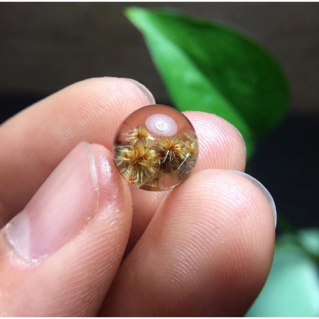 低反発 腰用 ⭐︎【天然】フラワールチルオーツ 丸玉 14.4mm