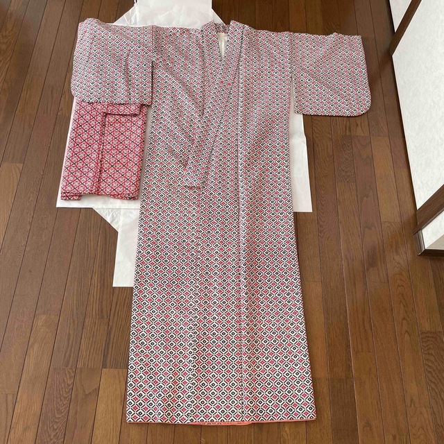 着物　アンサンブル　羽織り レディースの水着/浴衣(着物)の商品写真
