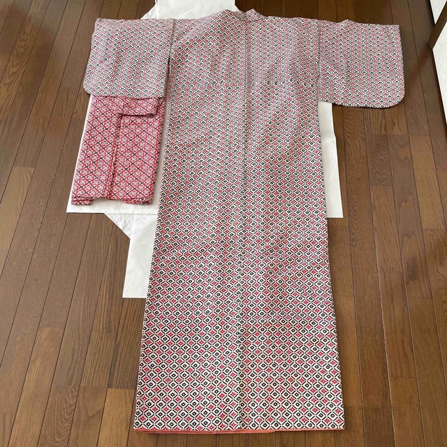 着物　アンサンブル　羽織り レディースの水着/浴衣(着物)の商品写真