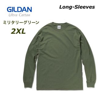 ギルタン(GILDAN)のGILDAN ギルダン 6ozウルトラコットン 無地 長袖Tシャツ　2XL(Tシャツ/カットソー(七分/長袖))