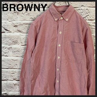 ブラウニー(Brownie)のBROWNY シャツ　無地 メンズ　レディース　[ S ](シャツ)