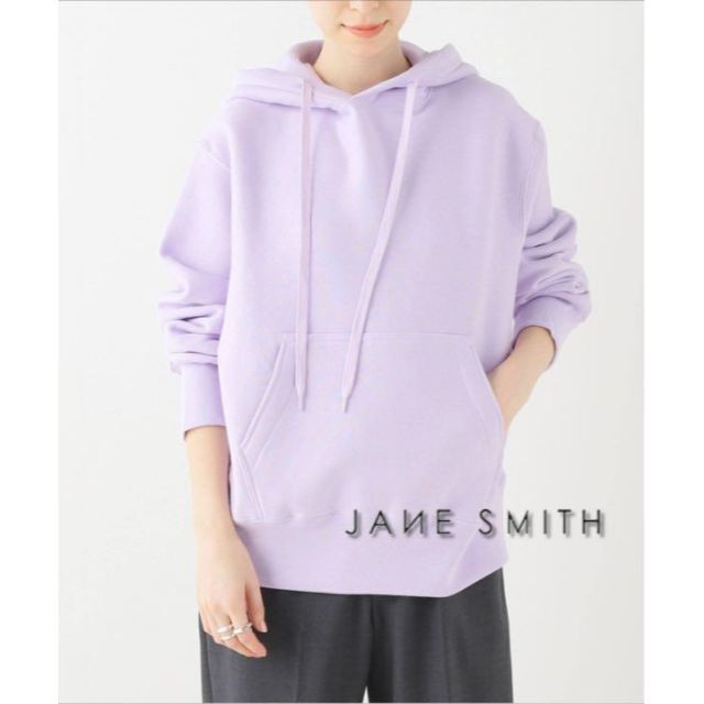 JANE SMITH(ジェーンスミス)のJANE SMITH 14G PIMA COTTON FLEECE HOODIE レディースのトップス(パーカー)の商品写真