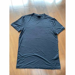 ジョルジオアルマーニ(Giorgio Armani)のジョルジオアルマーニ　46 イタリア　黒　半袖Tシャツ(Tシャツ/カットソー(半袖/袖なし))